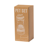 Treiver Pet Set - Durable ABS Pet Feeding Solution from Fou Tees Ireland