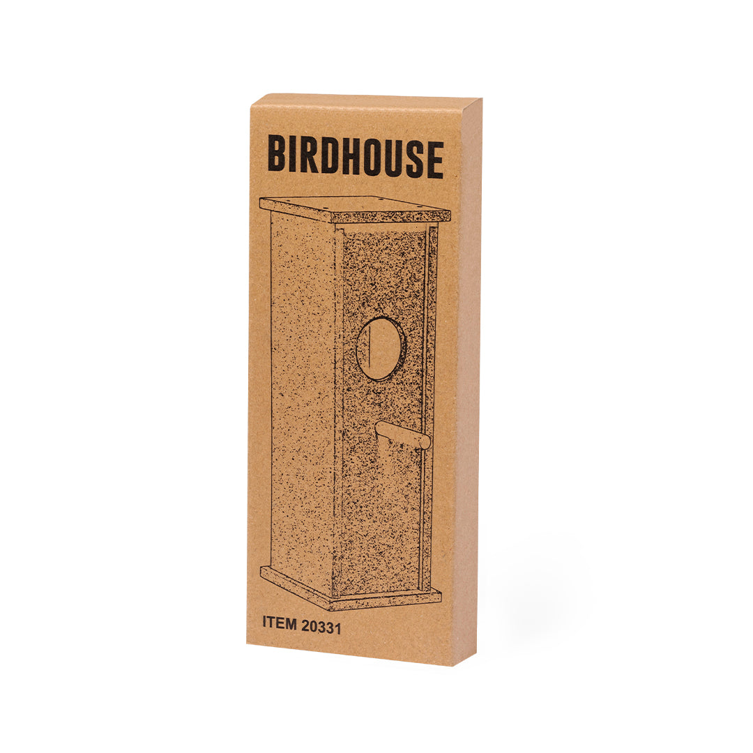 Fenyx Hanging Bird House – Solid Wood Crafted Bird Home