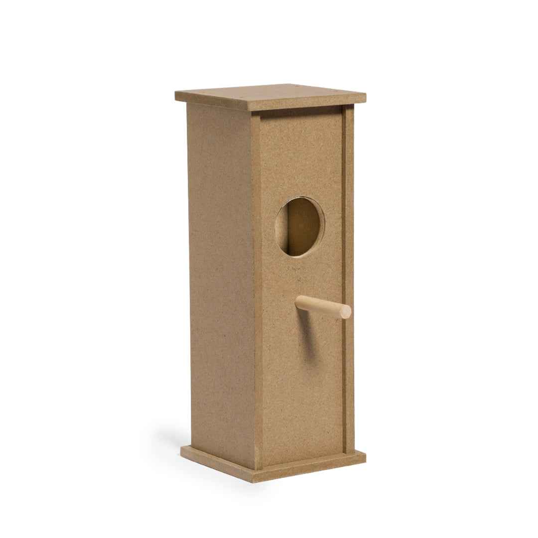 Fenyx Hanging Bird House – Solid Wood Crafted Bird Home