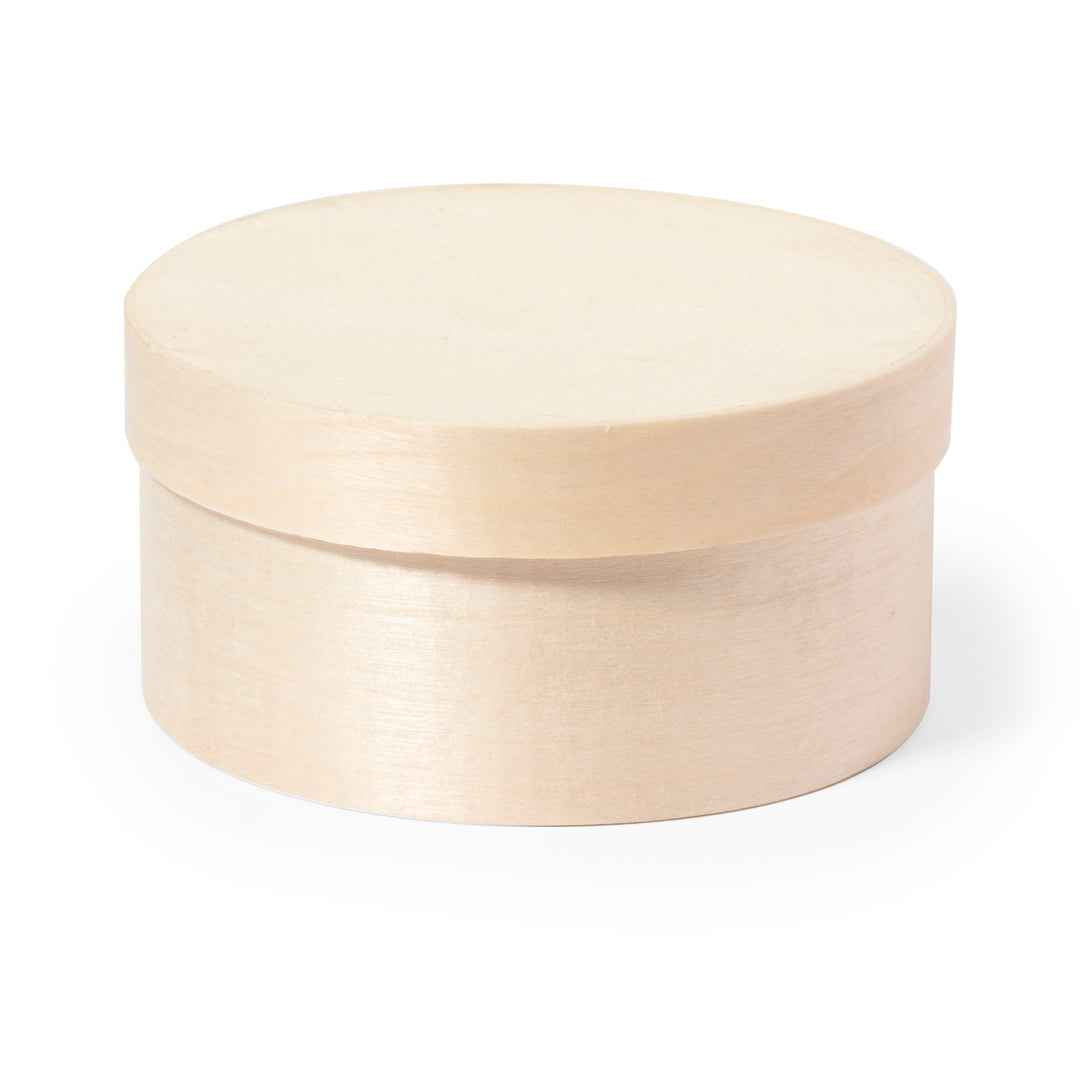 Abedi Presentation Box – Natural Wood Round Packaging for Bulk Orders