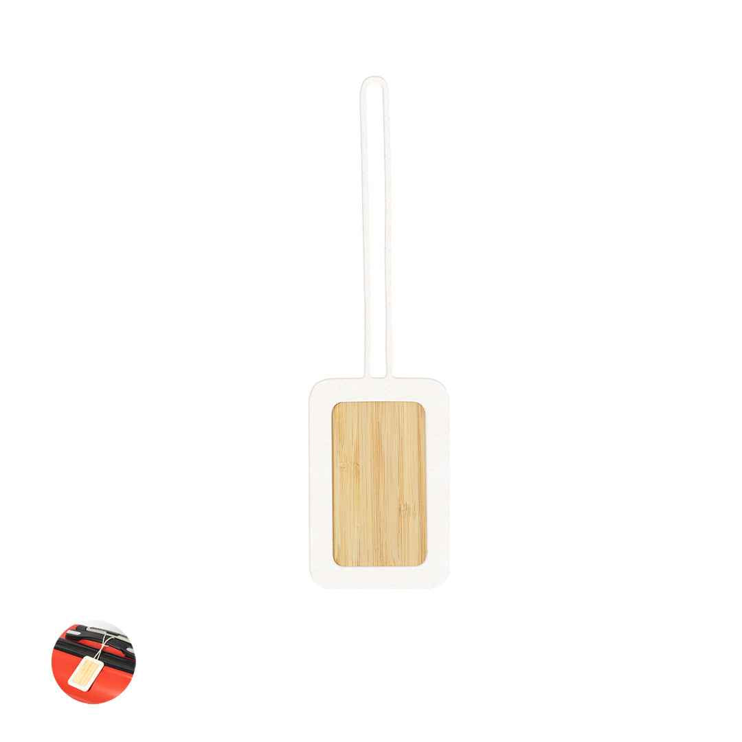 Holda Bamboo Luggage Tag – Durable and Eco-Friendly Travel Accessory