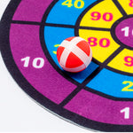 Kerchak Fabric Dartboard with Velcro Balls for Fun and Safe Play
