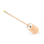 Dilaver Pencil Sharpener – Eco-Friendly Bamboo and Wheat Straw Design