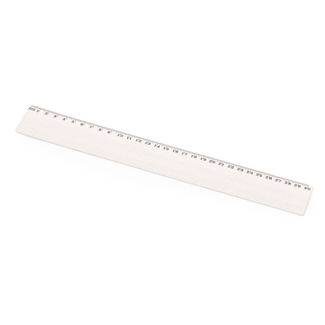 Nixora Sustainable Wheat Straw Ruler – Eco-Friendly 30cm Measuring Tool
