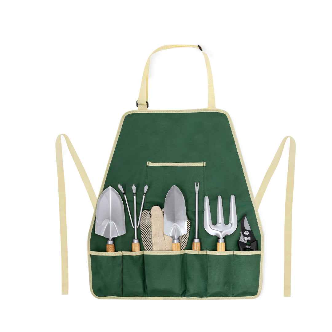 Kuruma Gardening Set – Complete 7-Piece Gardening Kit with Adjustable Apron
