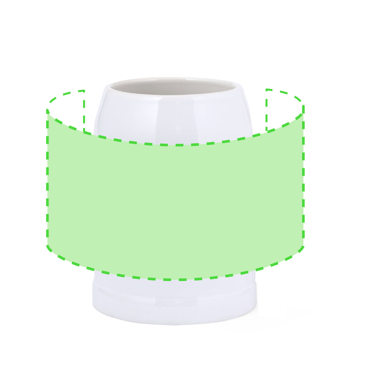 Heim Ceramic Beer Jar – Customisable Sublimation Drinkware for Irish Businesses