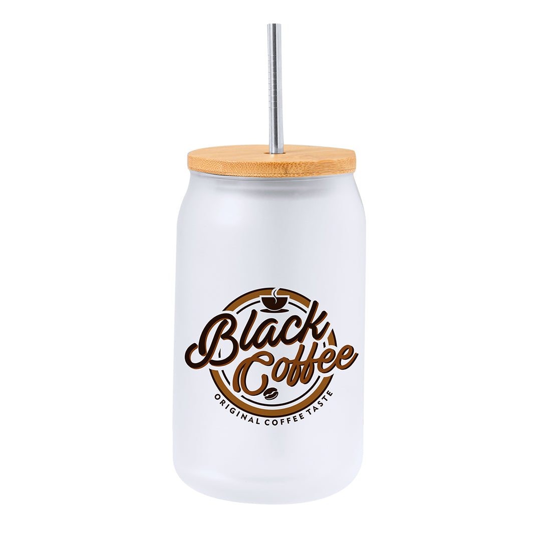 Fonix Sublimation Jar – Durable and Eco-Friendly Glass Jar with Bamboo Lid
