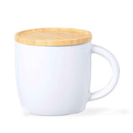 Zenara Ceramic Mug – Eco-Friendly Bamboo Lid Coffee Mug