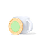 Zenara Ceramic Mug – Eco-Friendly Bamboo Lid Coffee Mug