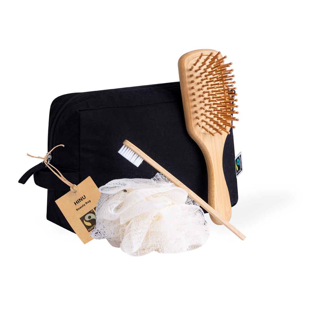 Hinu Fairtrade Beauty Bag – Sustainable Cotton Travel Companion