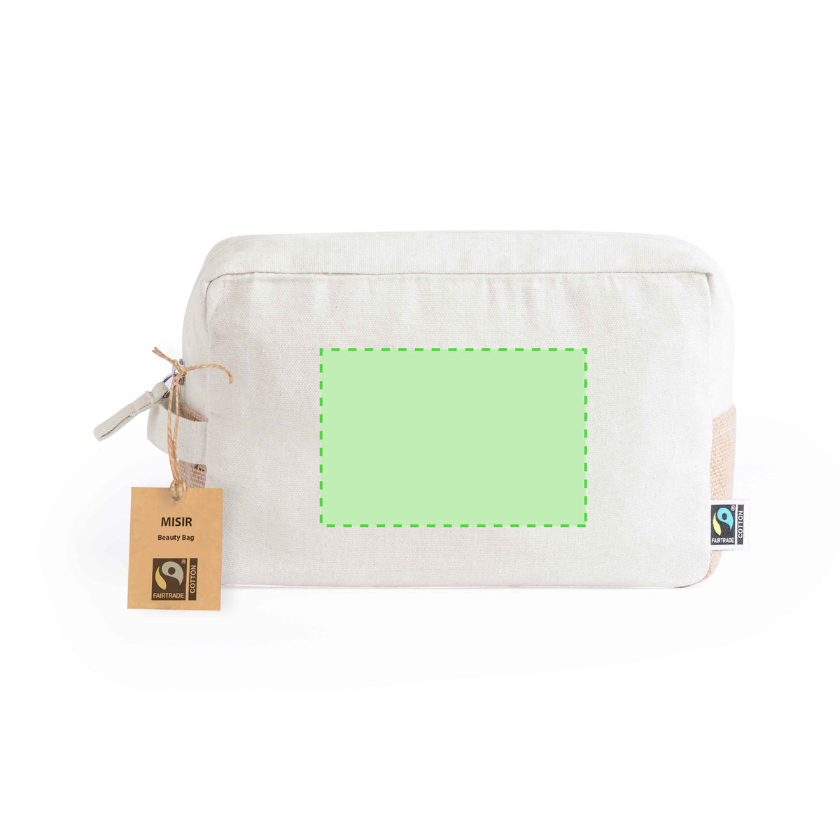 Misir Fairtrade Beauty Bag – Sustainable Cotton and Jute Design