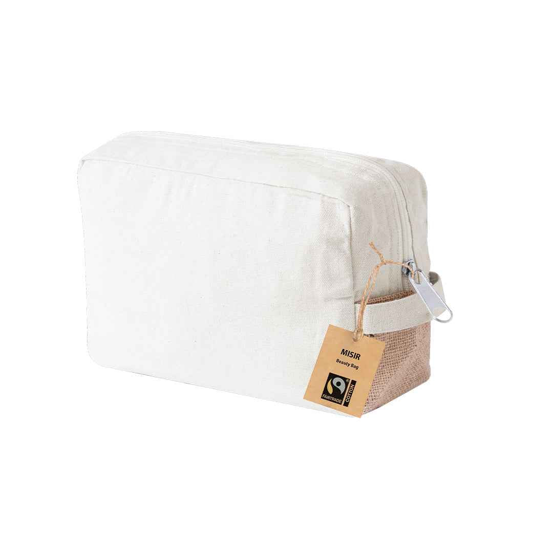 Misir Fairtrade Beauty Bag – Sustainable Cotton and Jute Design