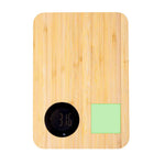 Mentina Bamboo Cutting Board with Digital Scale – Sustainable Kitchen Essential