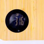 Mentina Bamboo Cutting Board with Digital Scale – Sustainable Kitchen Essential