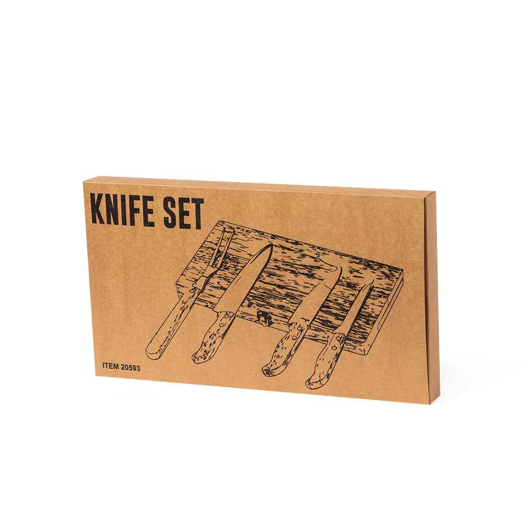 Bergin Knife Set – Quality Wooden and Stainless Steel Knives from Fou Tees Ireland