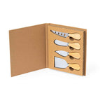 Kubin Cheese Set – Stylish Wooden Cheese Utensils in Recycled Packaging