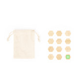 Lirix Bamboo Magnet Set – Sustainable and Practical Note Holders