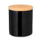 Rudyn Vanilla Scented Candle – Elegant Bamboo Lid Candle in Metal Jar