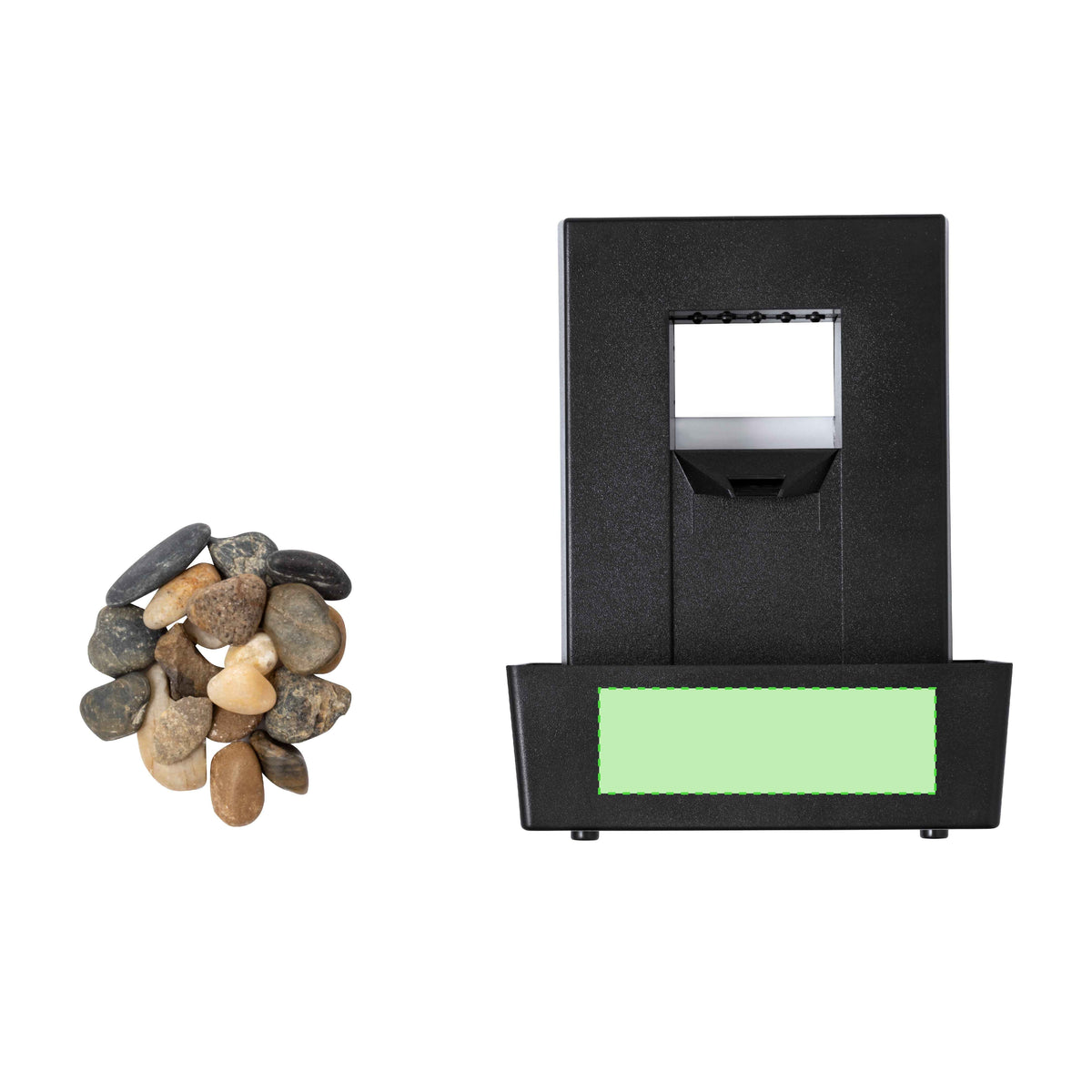 Huntan Portable Water Fountain – Relaxing LED Cascade Decoration