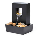 Huntan Portable Water Fountain – Relaxing LED Cascade Decoration