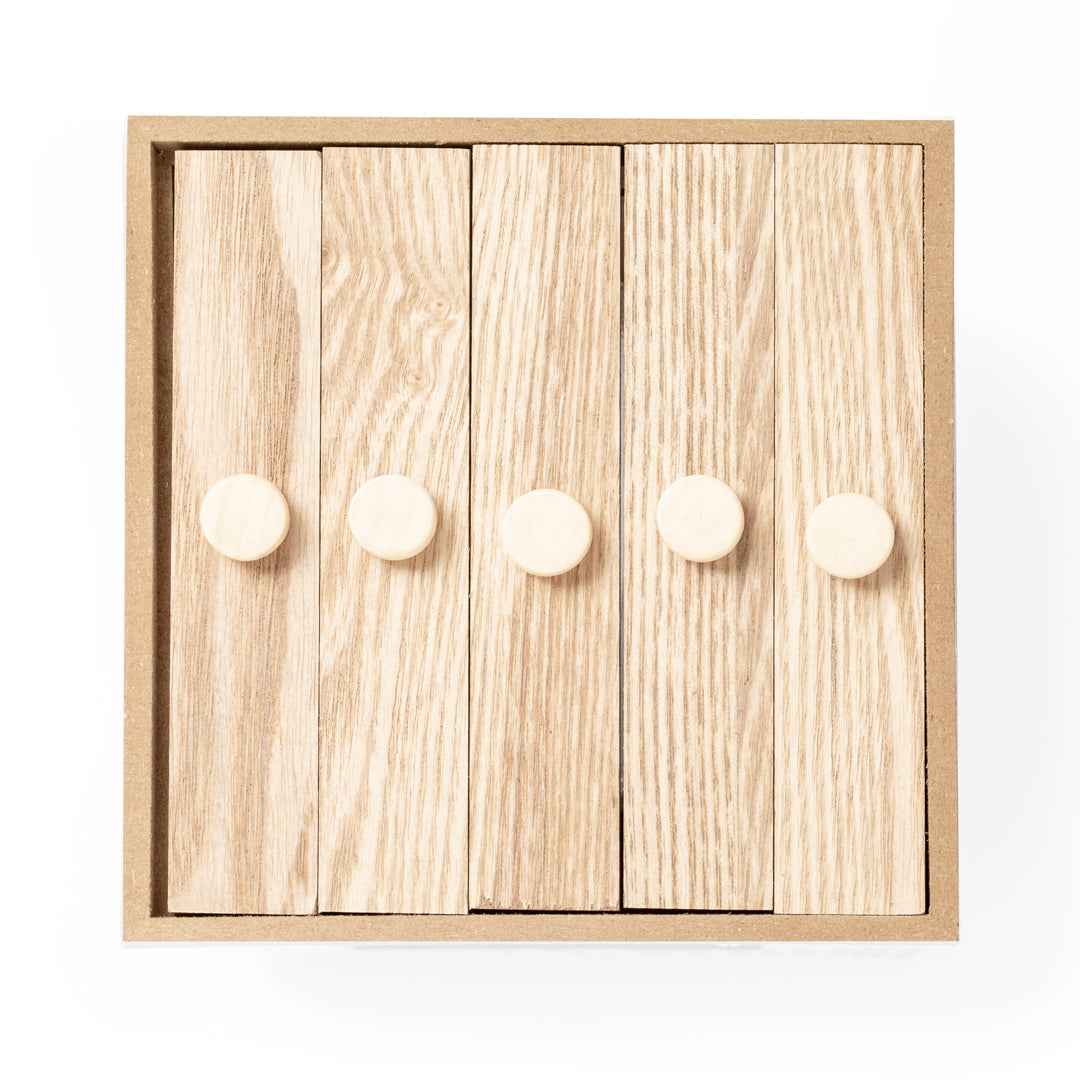 Vesper Wooden Photo Frame – Unique Rotating Cube Design