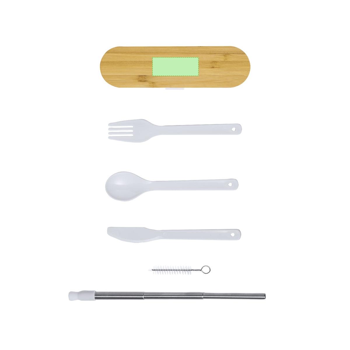 Milner Cutlery Set – Sustainable Bamboo & PP Utensils for Bulk Orders
