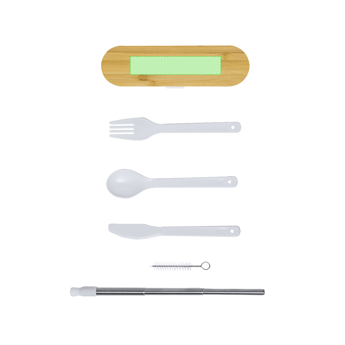 Milner Cutlery Set – Sustainable Bamboo & PP Utensils for Bulk Orders