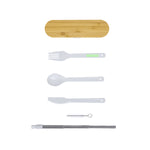 Milner Cutlery Set – Sustainable Bamboo & PP Utensils for Bulk Orders