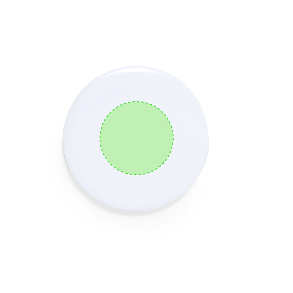 Suju White Pin – Customisable Promotional Accessory for Irish Businesses