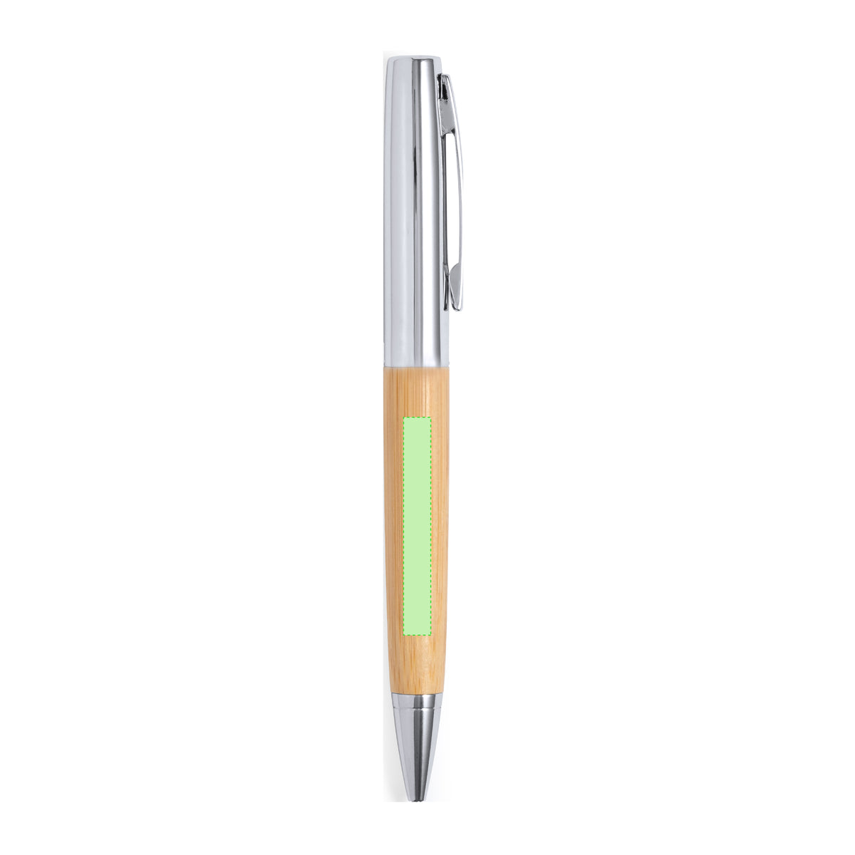 Gutier Bamboo and Metal Ball Pen - Sustainable Elegance for Bulk Orders