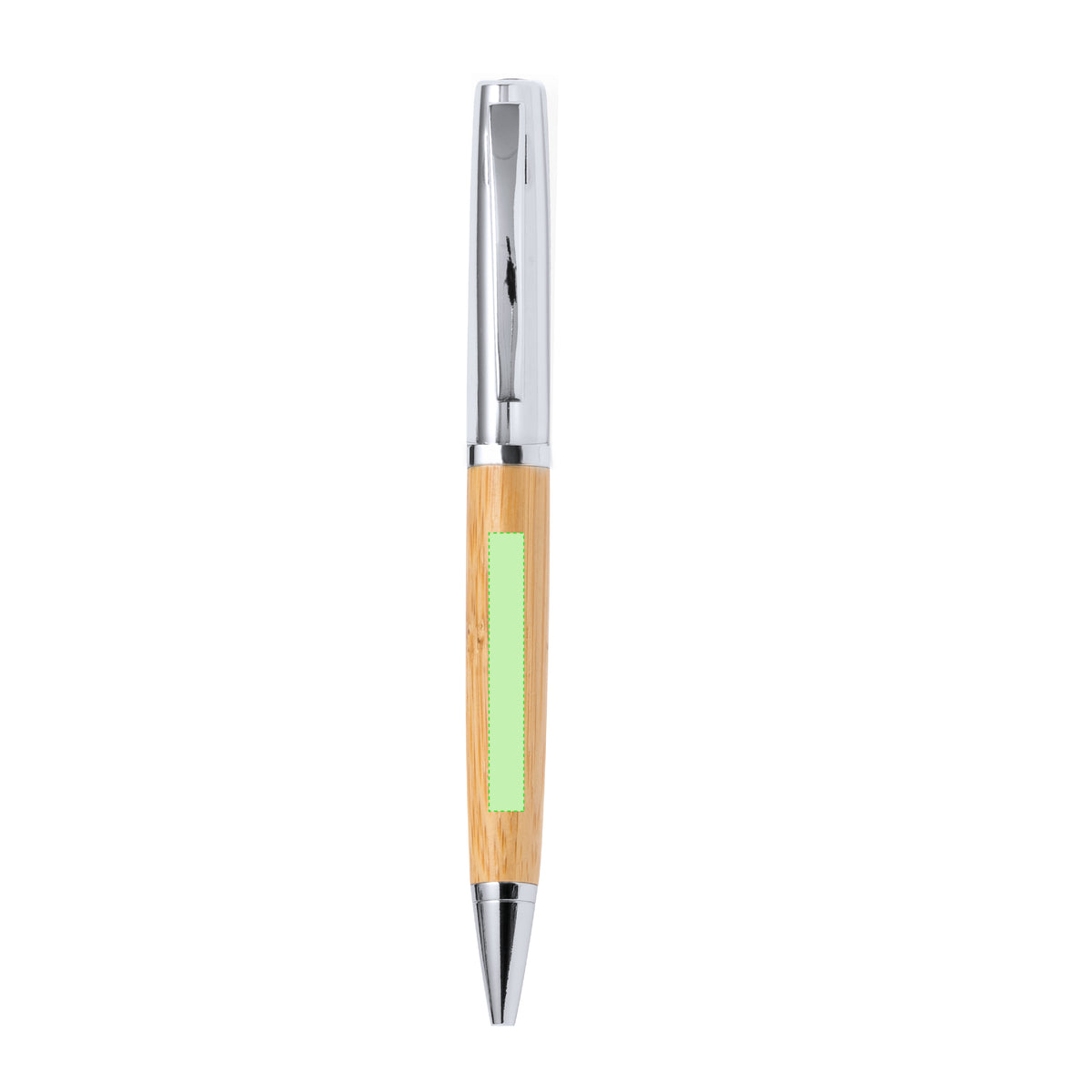 Gutier Bamboo and Metal Ball Pen - Sustainable Elegance for Bulk Orders
