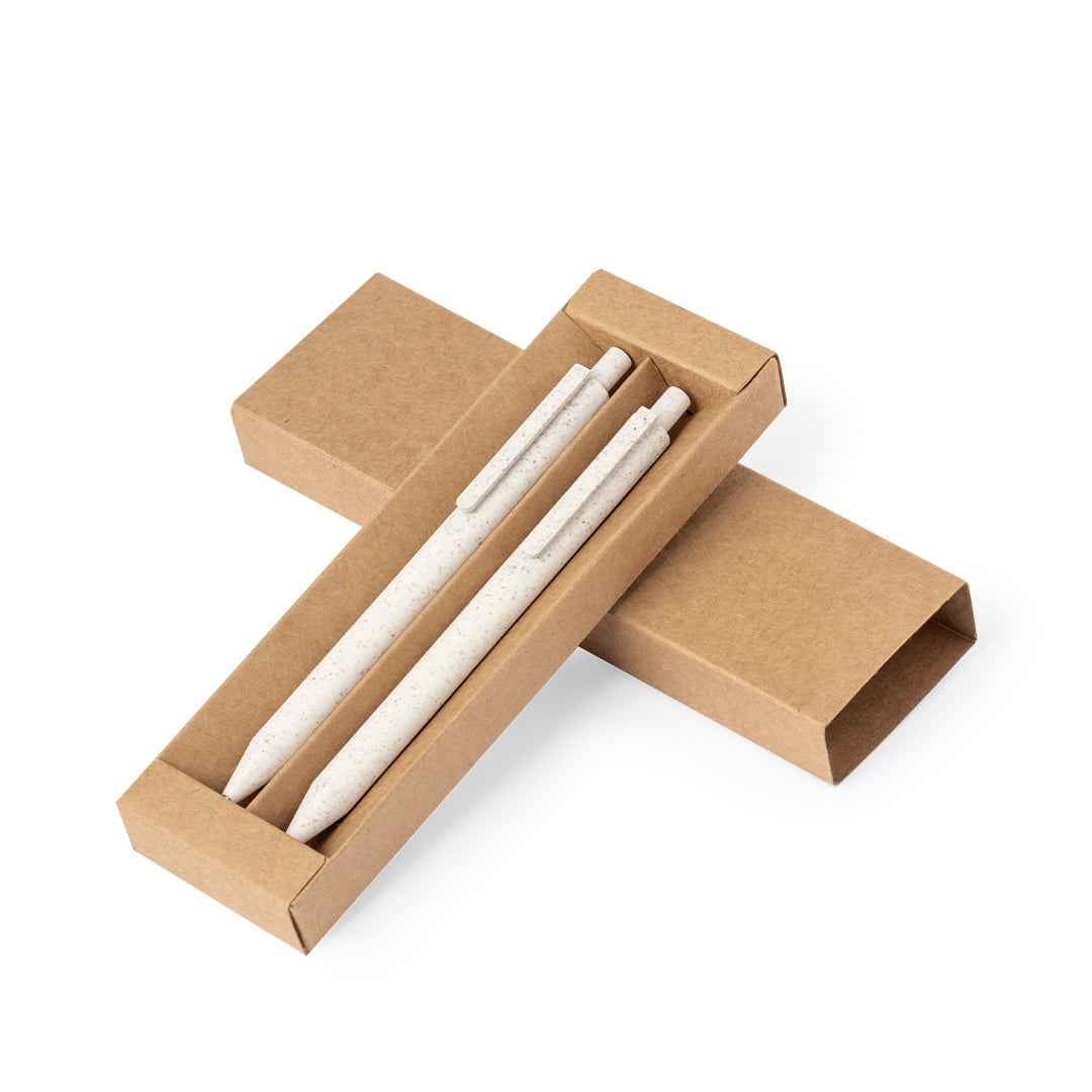 Onyx Sustainable Pen and Pencil Set - Eco-Friendly Writing Instruments