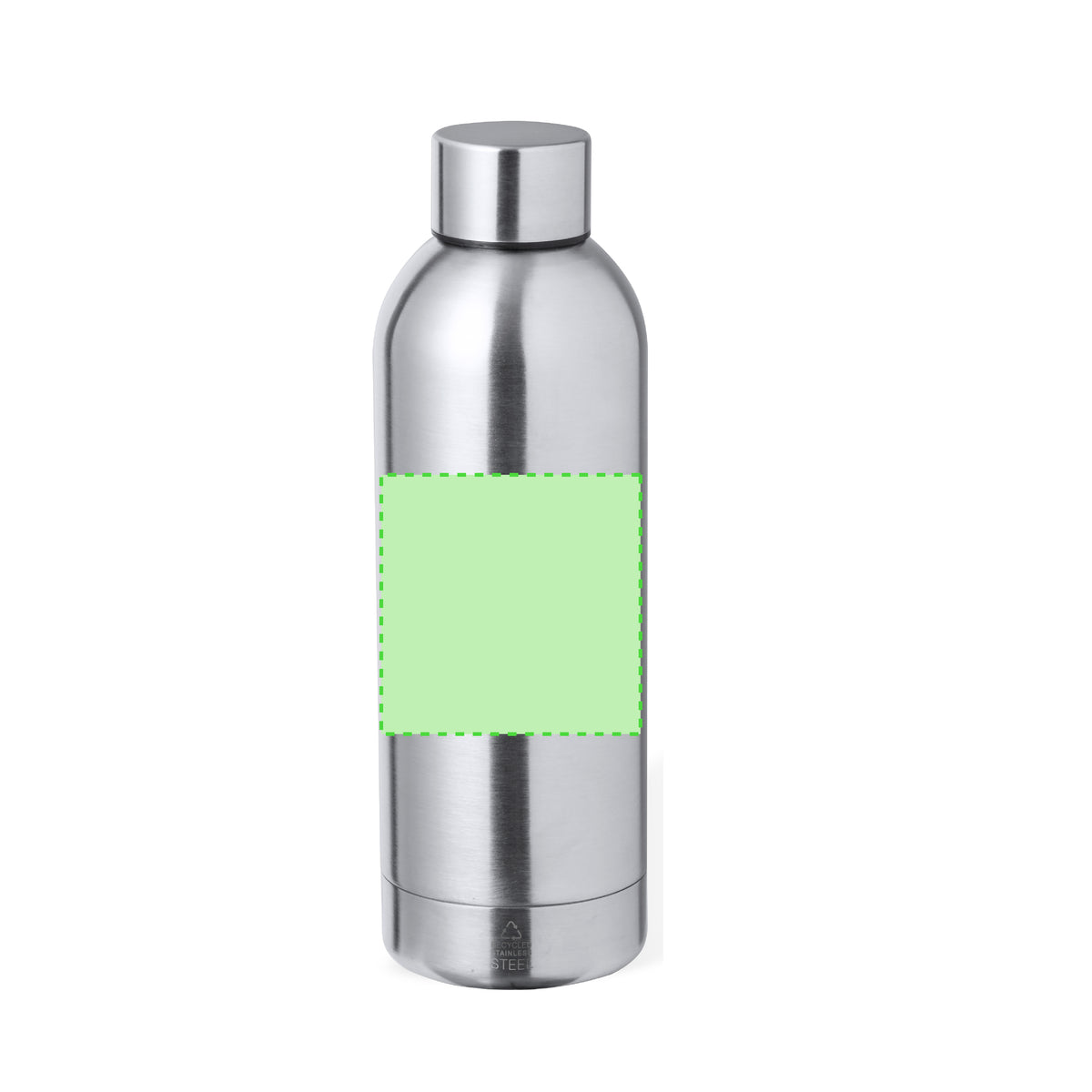 Hilker Recycled Stainless Steel Thermal Bottle - Sustainable and Durable 500ml
