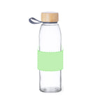 Toniox Sustainable Glass Bottle with Bamboo Cap – Ideal for Bulk Orders