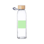 Toniox Sustainable Glass Bottle with Bamboo Cap – Ideal for Bulk Orders