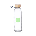 Toniox Sustainable Glass Bottle with Bamboo Cap – Ideal for Bulk Orders