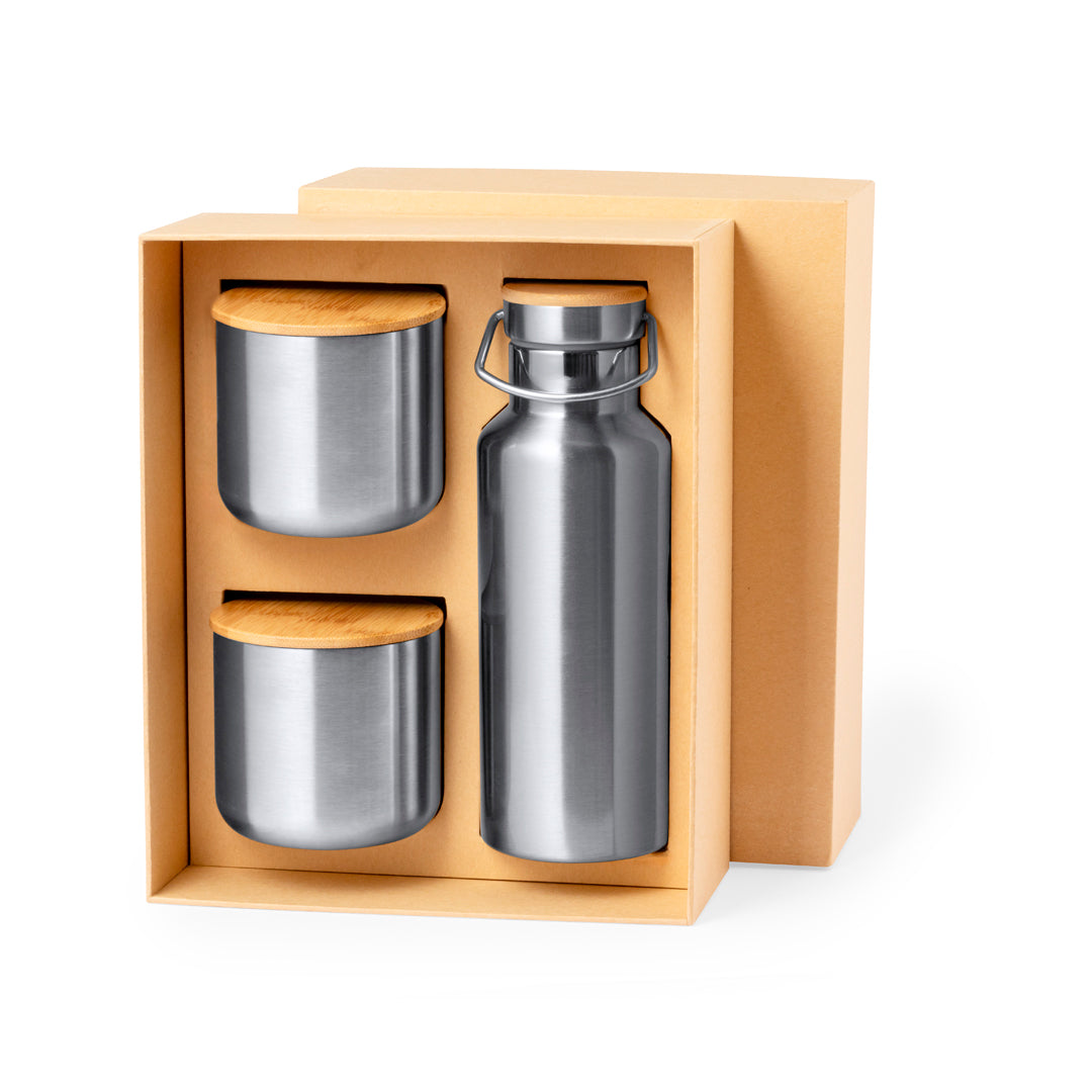 Dickinson Stainless Steel Thermos Flask Set – Ideal Promotional Gift in Ireland