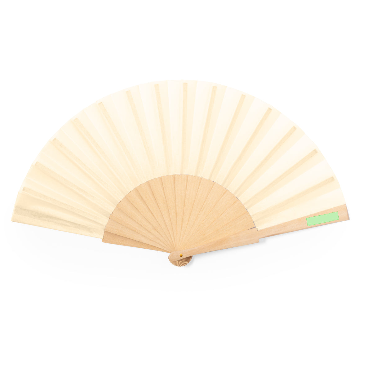 Sayiri Fan – Sustainable Wooden Rib Fan with Cotton-Polyester Fabric