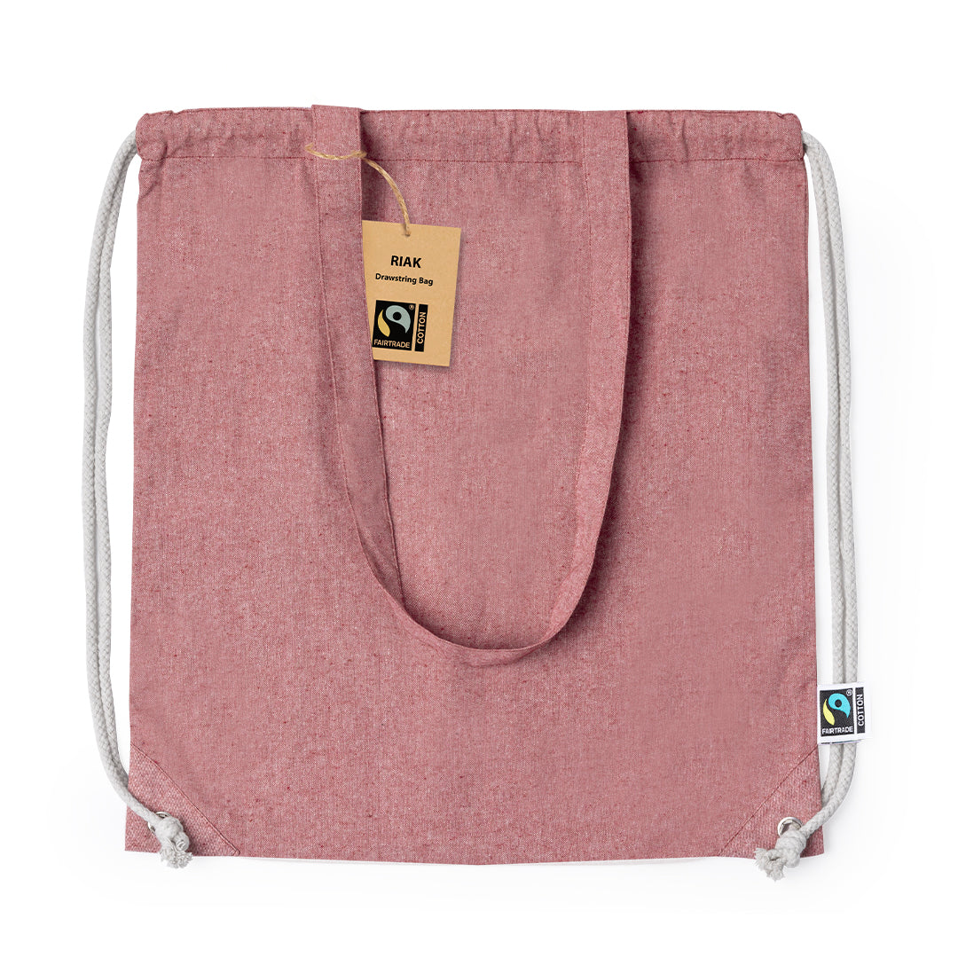 Riak Fairtrade Drawstring Backpack – Sustainable and Practical