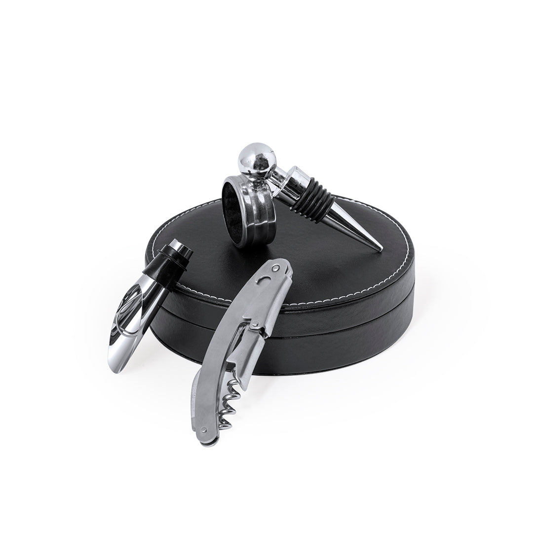 Albion Wine Set – Elegant PU Leather Wine Accessories