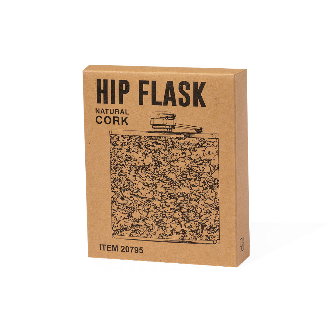 Grotan Flask – Natural Cork and Stainless Steel Drinkware from Fou Tees Ireland
