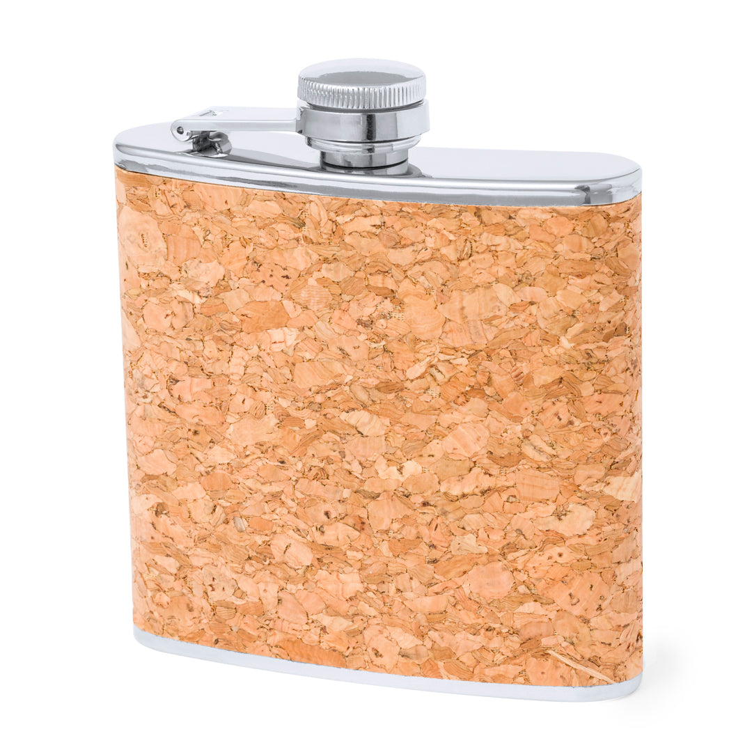 Grotan Flask – Natural Cork and Stainless Steel Drinkware from Fou Tees Ireland
