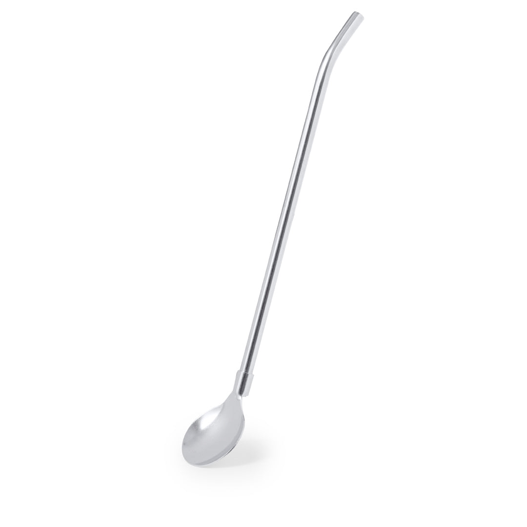 Noro Stainless Steel Stirrer with Straw – Practical Drink Accessory for Irish Businesses