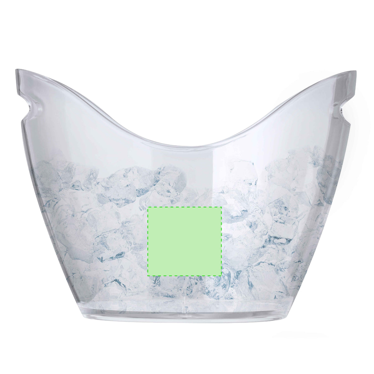 Aretha Transparent Ice Bucket – Stylish and Durable Drink Accessory