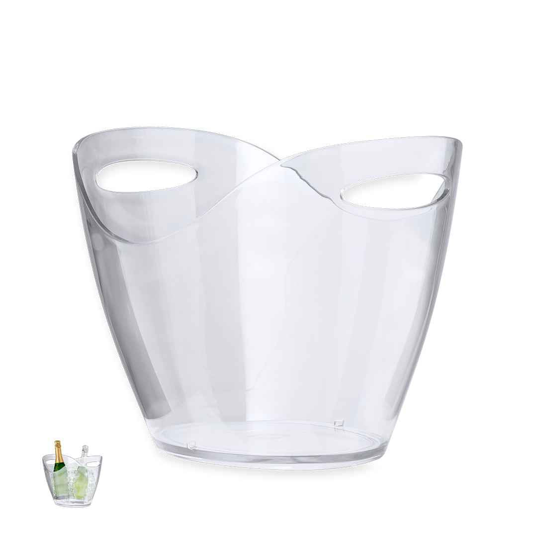 Aretha Transparent Ice Bucket – Stylish and Durable Drink Accessory