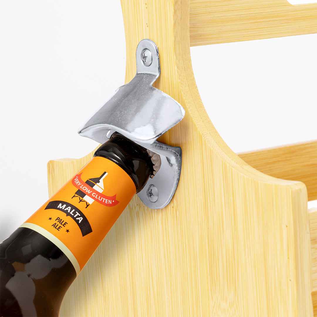 Voxen Bamboo Bottle Holder – Stylish and Practical Beverage Carrier