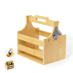 Voxen Bamboo Bottle Holder – Stylish and Practical Beverage Carrier