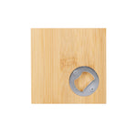 Lestral Bamboo Coaster with Bottle Opener – Practical and Sustainable