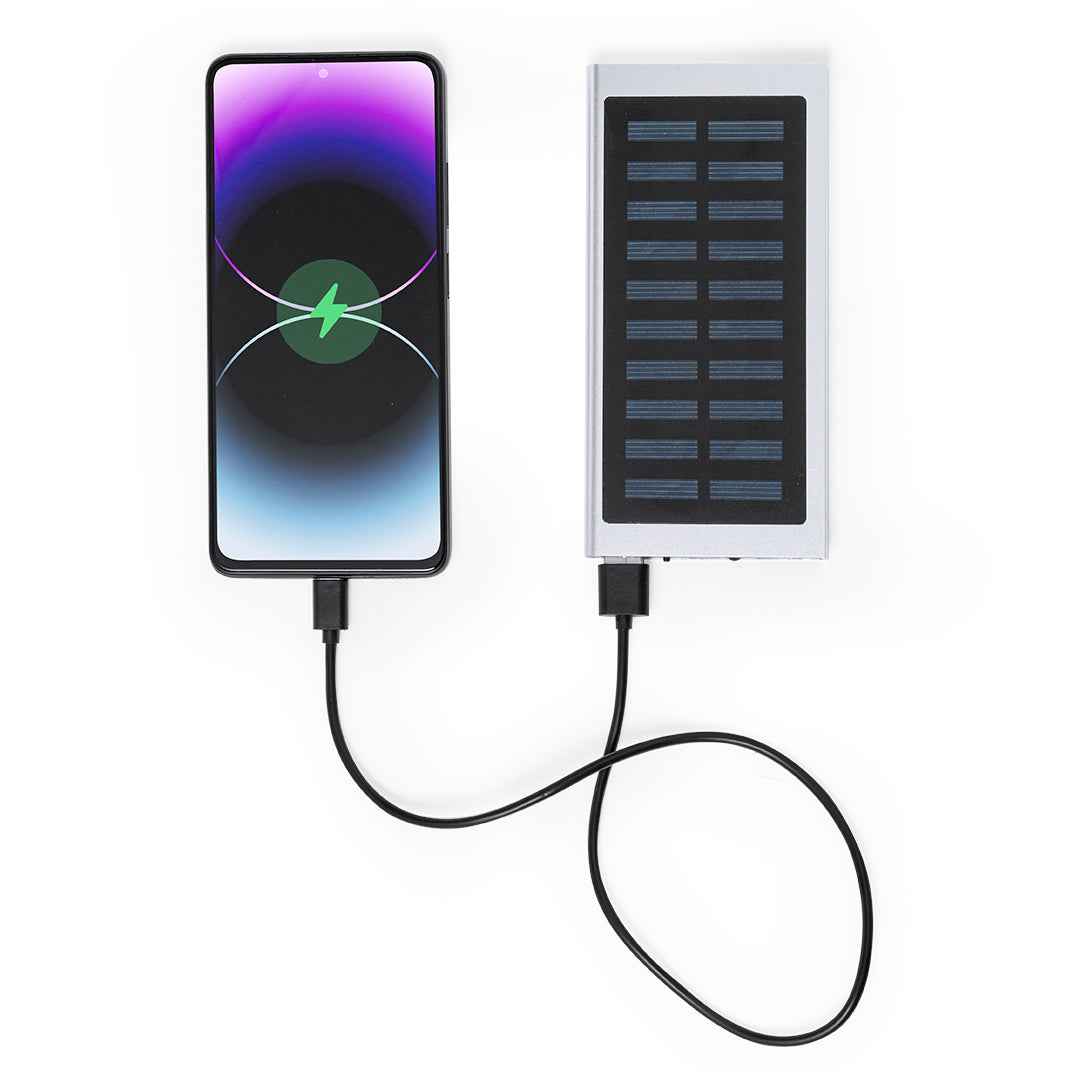 Bernant External Auxiliary Battery with Solar Recharge - 8,000 mAh