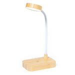 Gregal Bamboo Lamp with Wireless Charger – Sustainable Lighting Solution
